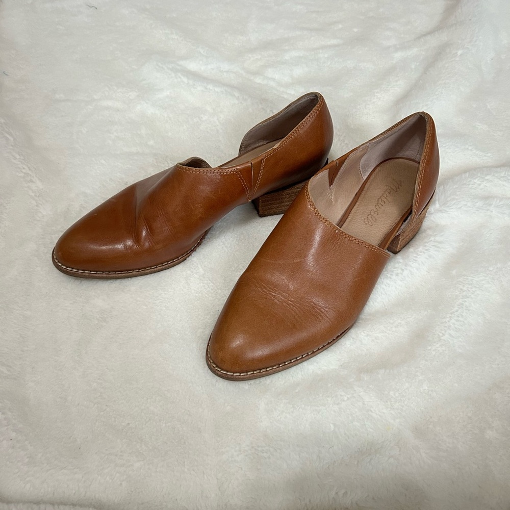 Madewell Brady Lowcut Brown Leather Bootie